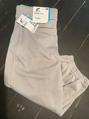 Champro Youth XL Baseball Pants in Light Gray